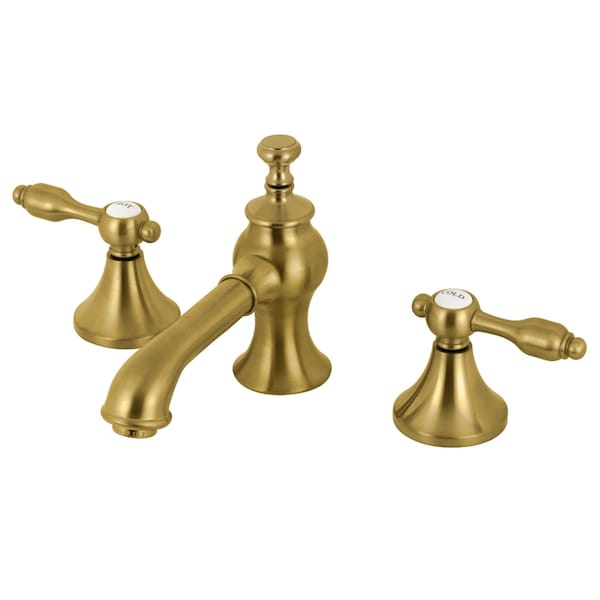 KC7067TAL Tudor 8" Widespread Bathroom Faucet, Brushed Brass